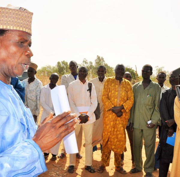 Visite commentée à la station expérimentale de Konni sur des essais d’adaptabilité de quinoa au Niger